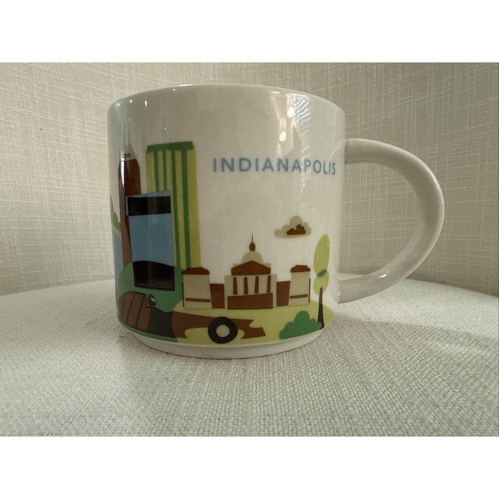 STARBUCKS  YOU ARE HERE INDIANAPOLIS 14 Oz. MUG